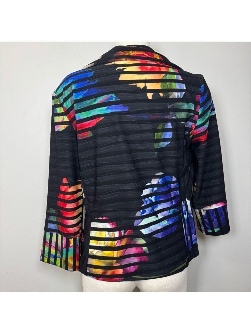 Joseph Ribkoff Vibrant Patterned Blazer Size 10 - Picture 4 of 8